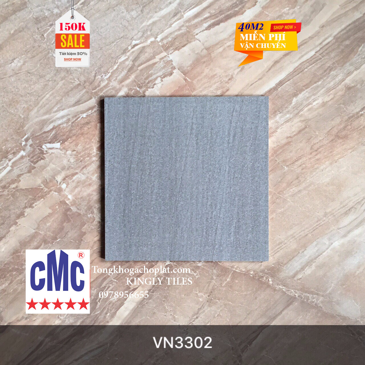 Gạch chống trơn CMC 30X30 VN3302